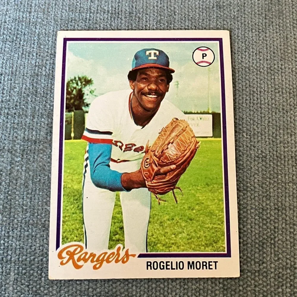 1978 Topps Texas Rangers Baseball Card Trading Card